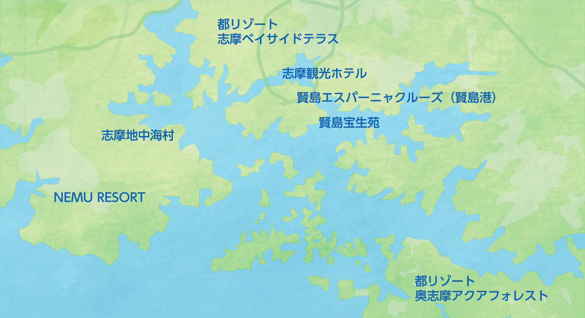 英虞湾クルーズマップ